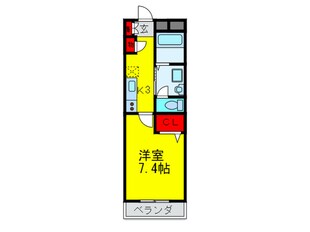 シャ－メゾン大浜の物件間取画像